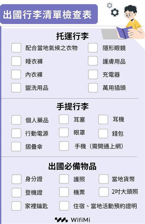 公幹 行李|60項日本旅遊行李檢查清單 checklist，出國行李清單